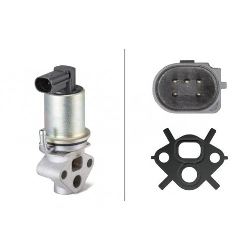 Βαλβίδα AGR / Εξαρτήματα VW NEW BEETLE 2005 - 2011 ( 9C1 ) HELLA 6NU 010 171-371