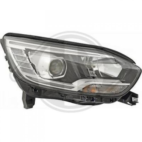 Φανάρι Εμπρός Ηλεκτρικό Led Φως Ημέρας RENAULT SCENIC 2016 - HELLA Δεξιά 671105141