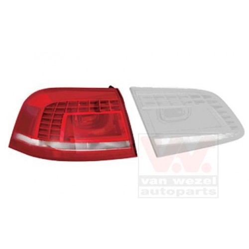 Φανάρι Πίσω Εξωτερικό Led VW PASSAT 2011 - 2015 HELLA Αριστερά 884005922