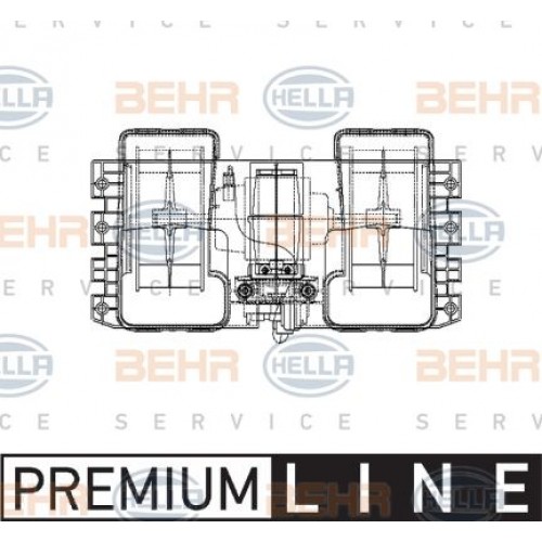 Ανεμιστήρας Καλοριφέρ Εσω NISSAN PRIMERA 2002 - 2007 ( P12 ) HELLA 8