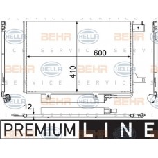 Ψυγείο A/C (Εξωτερικό) MERCEDES A CLASS 2004 - 2008 ( W169 ) HELLA 8FC 351 301-681