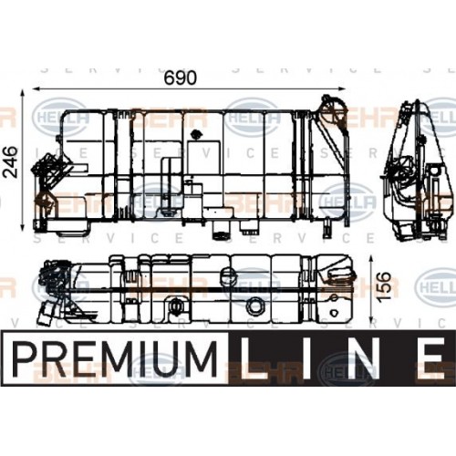 Δοχείο Διαστολής Νερού BMW 6 Series 2011 - 2015 HELLA 8