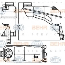Δοχείο Διαστολής Νερού MERCEDES E CLASS 1996 - 1999 ( W210 ) HELLA 8MA 376 755-121