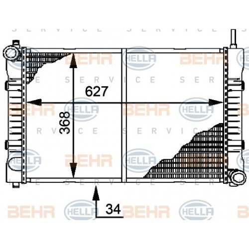 Ψυγείο Νερού HELLA 8MK 376 721-291