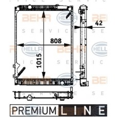 Ψυγείο Νερού BMW Z3 1996 - 2003 ( E36/8 ) HELLA 8