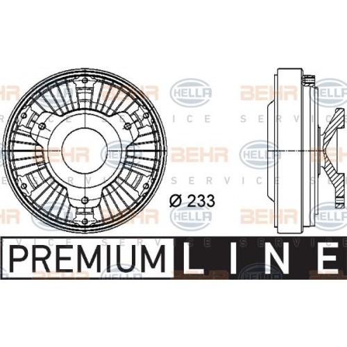 Βεντιλατέρ A/C BMW X5 2007 - 2010 ( Ε70 ) HELLA 8