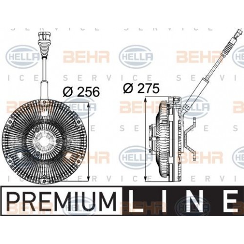 Βεντιλατέρ A/C VW POLO CLASSIC 1996 - 2006 ( 6KV2 ) HELLA 8