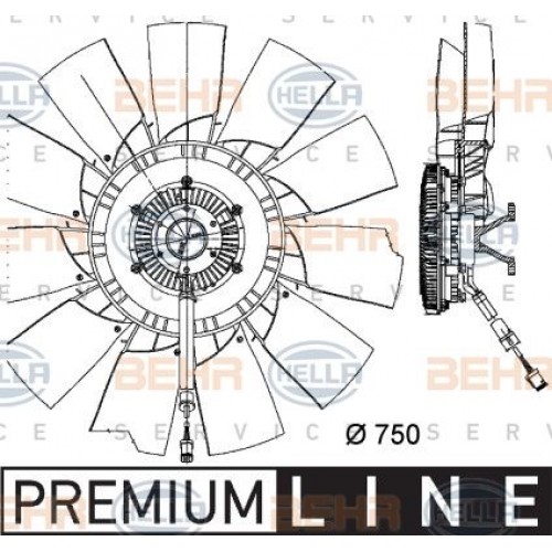 Βεντιλατέρ A/C BMW 3 Series 1990 - 1995 ( E36 ) HELLA 8MV 376 757-151 Βεντιλατέρ A/C BMW 3 Series 1990 - 1995 ( E36 ) HELLA 8MV 376 757-151