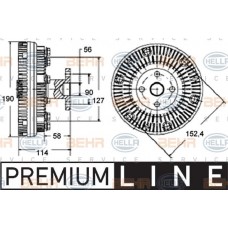 Βεντιλατέρ A/C NISSAN QASHQAI 2007 - 2010 ( J10 )( JJ10 ) HELLA 8