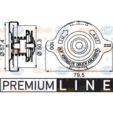 Ψυγείο Νερού PORSCHE 928 1978 - 1986 HELLA 8MY 376 742-181