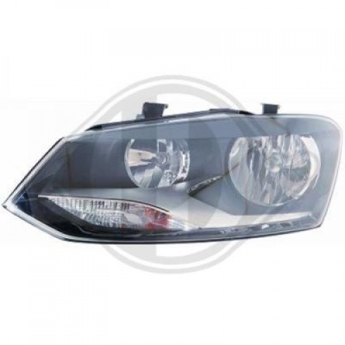 Φανάρι Εμπρός Ηλεκτρικό VW POLO 2009 - 2014 ( 6R ) HELLA Αριστερά 038705142