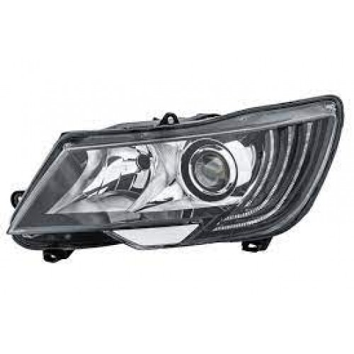 Φανάρι Εμπρός Bi xenon Εξυπνο Φως Ημέρας SKODA SUPERB 2013 - 2015 HELLA Αριστερά 745105162