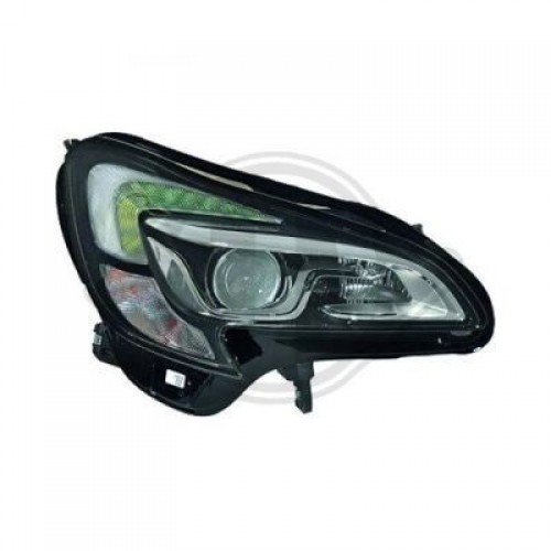 Φανάρι Εμπρός Bi xenon Led Φως Ημέρας OPEL CORSA 2014 - ( E ) HELLA Αριστερά 610005152