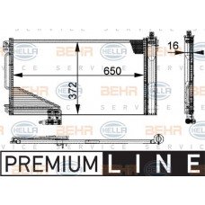 Ψυγείο A/C (Εξωτερικό) MERCEDES C CLASS 2000 - 2003 ( W203 ) HELLA 8FC 351 301-351