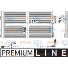 Ψυγείο A/C (Εξωτερικό) MERCEDES VIANO 2004 - 2010 ( W639 ) HELLA 8FC 351 343-001