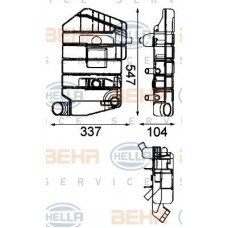 Δοχείο Διαστολής Νερού BMW 5 Series 1988 - 1995 ( E34 ) HELLA 8