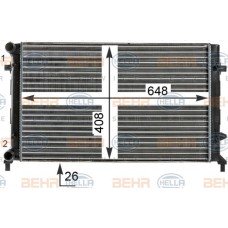 Ψυγείο Νερού VW GOLF 2004 - 2008 ( Mk5 ) HELLA 8MK 376 700-494