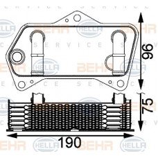 Ψυγείο Σασμάν VW NEW BEETLE 2005 - 2011 ( 9C1 ) HELLA 8MO 376 797-181