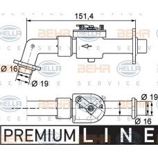 Βαλβίδα Ελέγχου Ψυκτικού/Καλοριφέρ BMW 7 Series 2008 - 2012 ( F01 / F02 ) HELLA 9