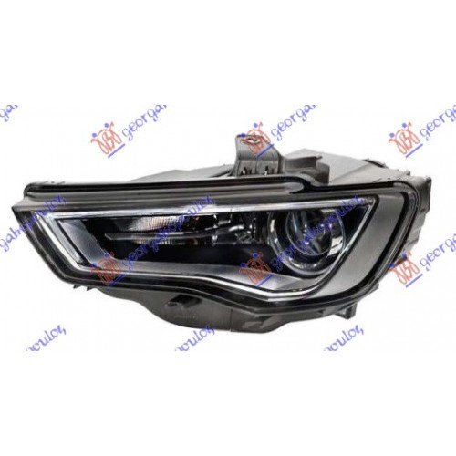 Φανάρι Εμπρός Bi xenon Led Φως Ημέρας AUDI A3 2012 - 2016 ( 8V ) HELLA Αριστερά 132105159