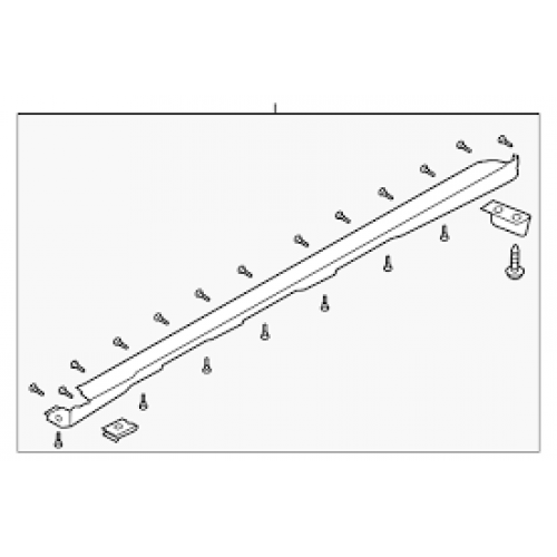 Σπόιλερ Πλαινά (Πλαστικά) HYUNDAI KONA 2017 - Αριστερά 376008224