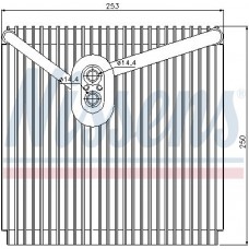 Ψυγείο A/C (Εσωτερικό) Εξατμιστής HYUNDAI ACCENT 2006 - 2011 ( MC ) 97140-1E001