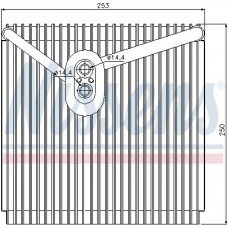 Ψυγείο A/C (Εσωτερικό) Εξατμιστής HYUNDAI ACCENT 2006 - 2011 ( MC ) 97140-1E001
