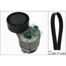 Σετ ιμάντων poly-V NISSAN MICRA 2003 - 2005 ( K12 ) INA 529 0009 10