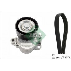 Σετ ιμάντων poly-V VW POLO 2009 - 2014 ( 6R ) INA 529 0235 10