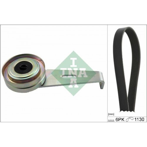 Σετ ιμάντων poly-V PEUGEOT 306 1993 - 1996 ( N3 ) INA 529 0256 10 Σετ ιμάντων poly-V PEUGEOT 306 1993 - 1996 ( N3 ) INA 529 0256 10