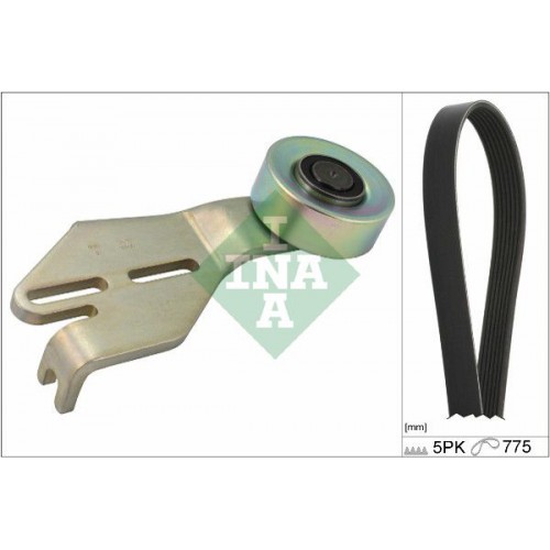 Σετ ιμάντων poly-V PEUGEOT 106 1992 - 1995 INA 529 0258 10 Σετ ιμάντων poly-V PEUGEOT 106 1992 - 1995 INA 529 0258 10