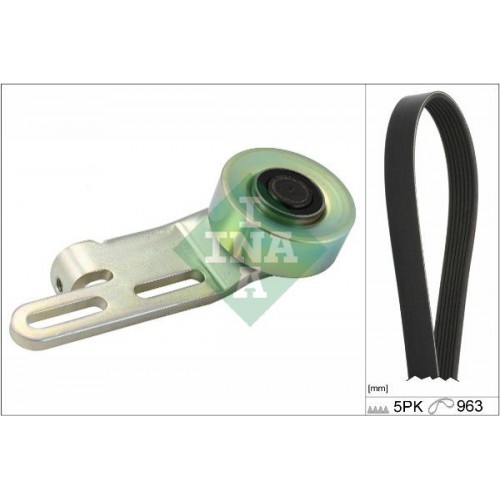 Σετ ιμάντων poly-V PEUGEOT 106 1992 - 1995 INA 529 0259 10 Σετ ιμάντων poly-V PEUGEOT 106 1992 - 1995 INA 529 0259 10