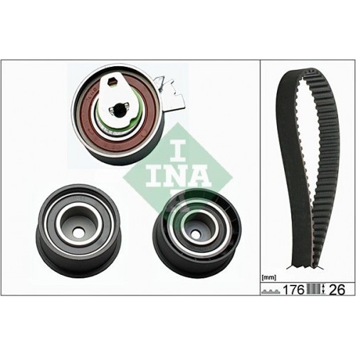 Σετ οδοντωτού ιμάντα OPEL ASTRA 1991 - 1994 ( F ) INA 530 0039 10 Σετ οδοντωτού ιμάντα OPEL ASTRA 1991 - 1994 ( F ) INA 530 0039 10