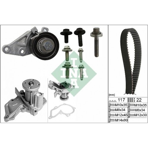 Αντλία νερού MAZDA 2 2003 - 2005 ( DY ) INA 530 0140 30 Αντλία νερού MAZDA 2 2003 - 2005 ( DY ) INA 530 0140 30
