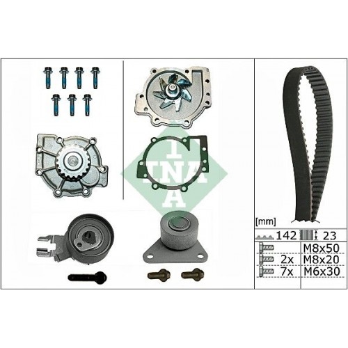 Αντλία νερού FORD FOCUS 2004 - 2008 (MK2A) INA 530 0467 30 Αντλία νερού FORD FOCUS 2004 - 2008 (MK2A) INA 530 0467 30