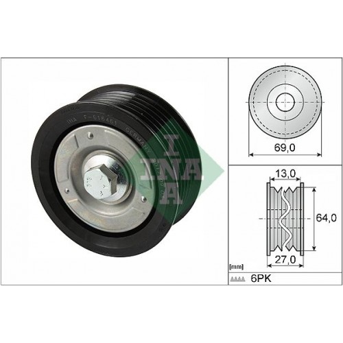 Τροχαλία παρέκκλισης & ενδιάμεσος τροχός INA 532 0477 10 Τροχαλία παρέκκλισης & ενδιάμεσος τροχός INA 532 0477 10