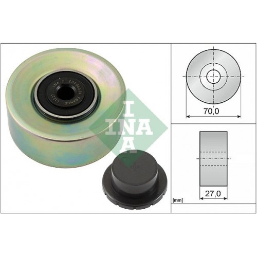 Τροχαλία παρέκκλισης & ενδιάμεσος τροχός HYUNDAI SONATA 2006 - 2011 ( NF ) INA 532 0579 10