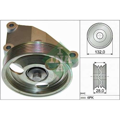 Τροχαλία παρέκκλισης & ενδιάμεσος τροχός PEUGEOT EXPERT Tepee 2007 - 2013 INA 532 0650 10 Τροχαλία παρέκκλισης & ενδιάμεσος τροχός PEUGEOT EXPERT Tepee 2007 - 2013 INA 532 0650 10