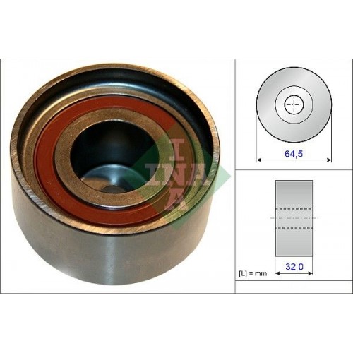 Τροχαλία παρέκκλισης & ενδιάμεσος τροχός INA 532 0675 10