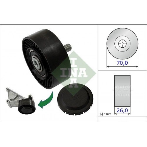 Τροχαλία παρέκκλισης & ενδιάμεσος τροχός PORSCHE BOXSTER 2005 - 2009 ( 987 ) INA 532 0718 10 Τροχαλία παρέκκλισης & ενδιάμεσος τροχός PORSCHE BOXSTER 2005 - 2009 ( 987 ) INA 532 0718 10