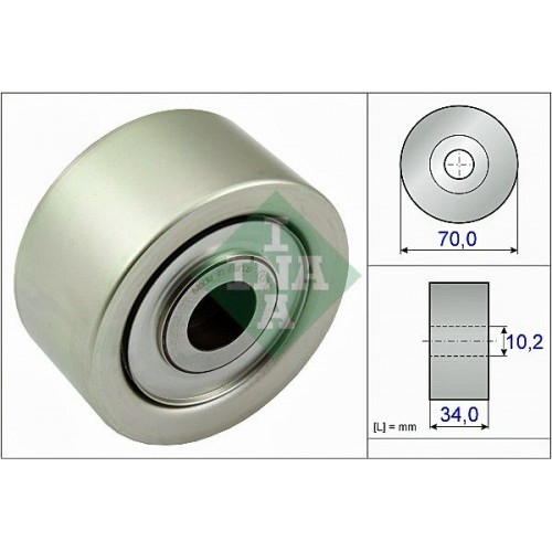 Τροχαλία παρέκκλισης & ενδιάμεσος τροχός INA 532 0778 10 Τροχαλία παρέκκλισης & ενδιάμεσος τροχός INA 532 0778 10
