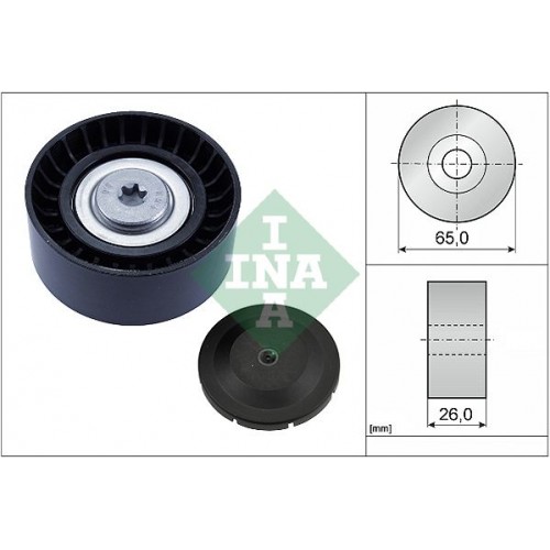 Τροχαλία παρέκκλισης & ενδιάμεσος τροχός MINI COOPER 2014 - 2018 INA 532 0804 10 Τροχαλία παρέκκλισης & ενδιάμεσος τροχός MINI COOPER 2014 - 2018 INA 532 0804 10