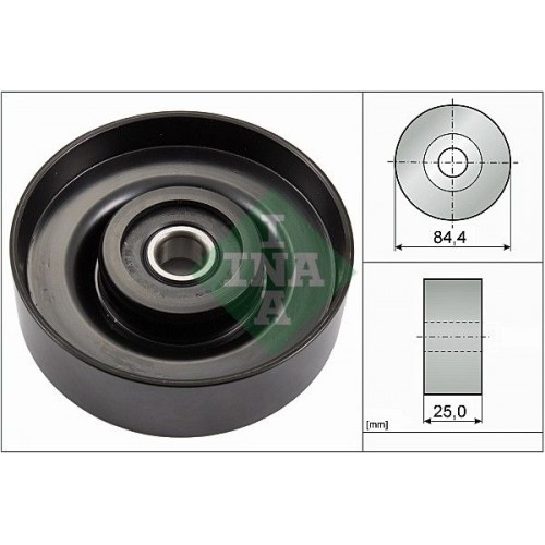 Τροχαλία παρέκκλισης & ενδιάμεσος τροχός NISSAN ALMERA 2000 - 2002 ( N16 ) INA 532 0827 10