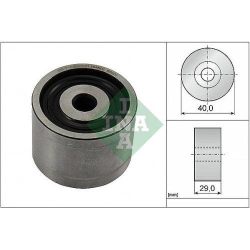 Τροχαλία παρέκκλισης & ενδιάμεσος τροχός VW POLO 2009 - 2014 ( 6R ) INA 532 0828 10