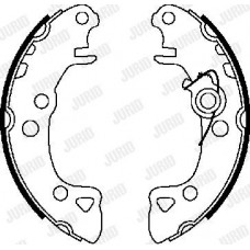 Θερμουίτ/Σιαγώνα PEUGEOT 106 1992 - 1995 JURID 361426J