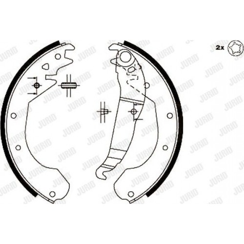 Θερμουίτ/Σιαγώνα OPEL KADETT 1984 - 1994 ( E ) JURID 362243J Θερμουίτ/Σιαγώνα OPEL KADETT 1984 - 1994 ( E ) JURID 362243J