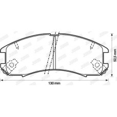 Τακάκια Σετ MAZDA 323 2001 - 2003 ( BJ ) JURID 572317J