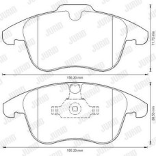 Τακάκια Σετ FORD MONDEO 2007 - 2011 ( Mk4a ) JURID 573201J