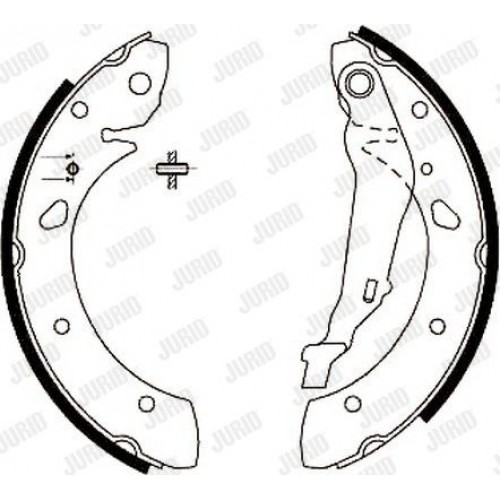 Θερμουίτ/Σιαγώνα TOYOTA AVENSIS 2000 - 2003 ( T220 ) JURID 362399J