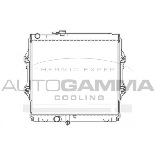 ΨΥΓΕΙΟ ΝΕΡΟΥ 2.4D (45x52.5x2.7) (KOYO) TOYOTA HILUX 1998 - 2001 ( LN140-170 ) KOYO 011006320